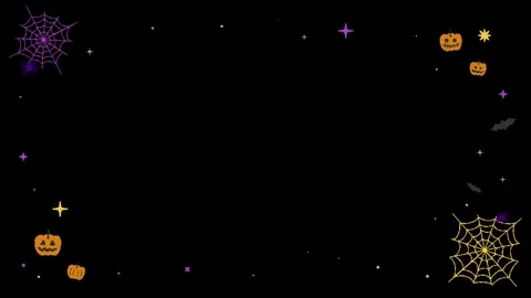 8-bit retro game style Halloween animation Stock Footage 317669663