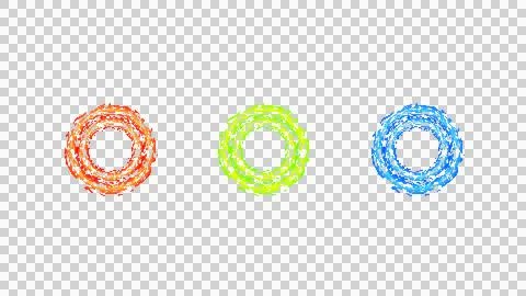 8-bit retro game style colorful flame effect material Illustrazione stock