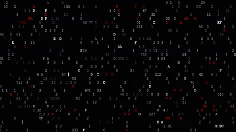8 bit style code Stock Footage 65428918