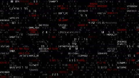 8 bit style code Stock Footage 65429768