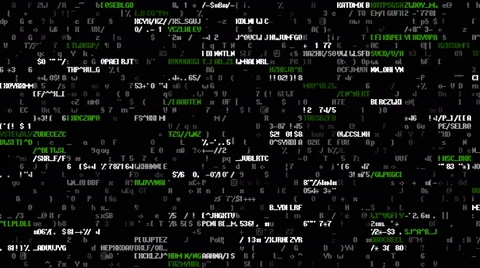 8 bit style code Stock Footage 65431215