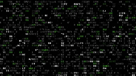 8 bit style code Stock Footage 70394847