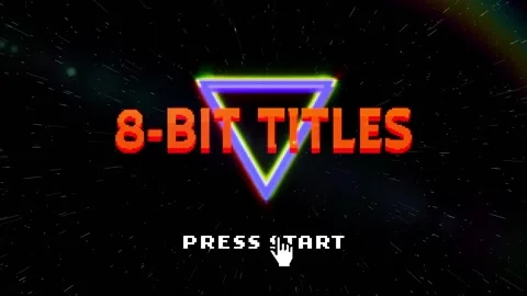 8-BitTitles Stock After Effects