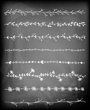 8 borders Stock Illustration