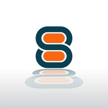 8 digit symbol Stock Illustration