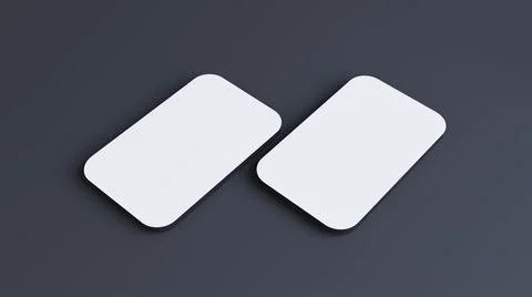 8-ID Card matte mockup elegant stationery for presentation logo Stock Illustration