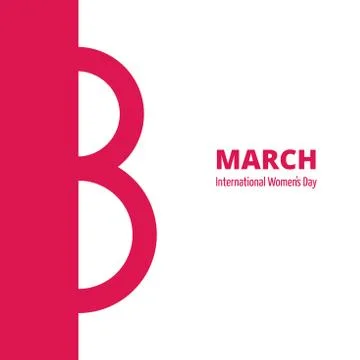8 march card Stock Illustration