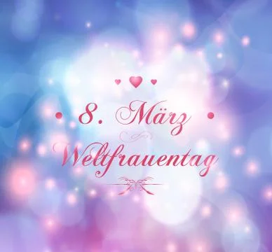 8 march - woman's day Stock Illustration