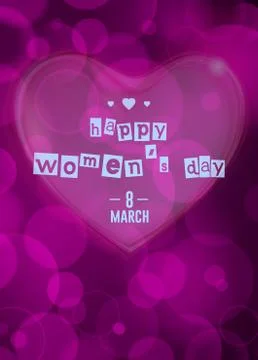 8 march - woman's day Illustrazione stock