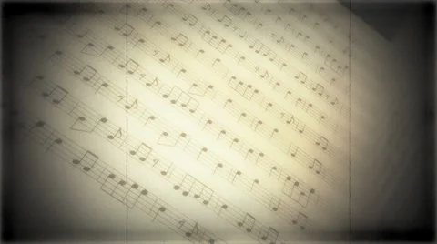 8 mm music book 01 Stock Footage 29521953