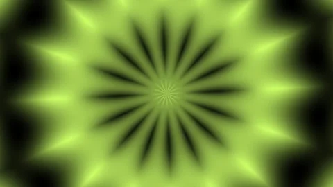 8-Point Star Mandala Green Pulsing Loop Stock Footage 331995730