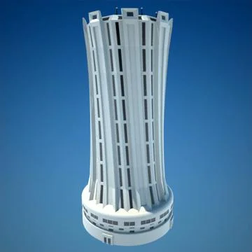 8 Skyscrapers Vol 1 Building 1 3D Model