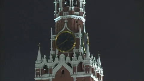 8 Spasskaya Tower Stock Footage 101662255