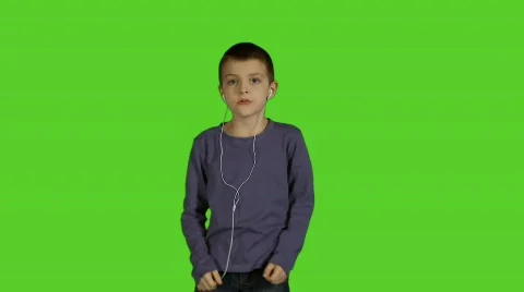 8 year old boy dancing disco Stock Footage 563000