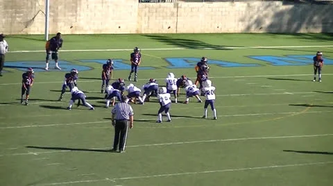 8 Year Old Speed Sweep For Touchdown Stock-Footage 25450499