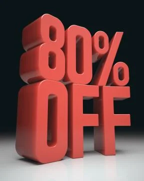 80% Off Stock Illustration