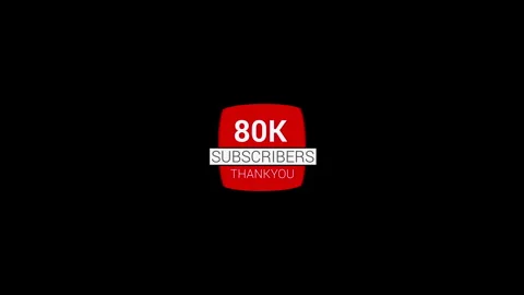 80K YouTube Subscribers Stock Footage 255873229