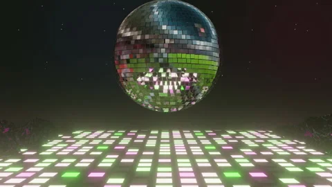 80s Dance Floor Video stock 304238588