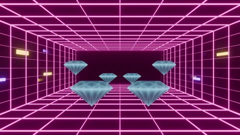 80s Diamond Stock Footage 344286040