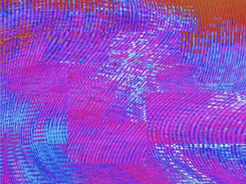 80s Display Glitchs Backdrop Stock Illustration