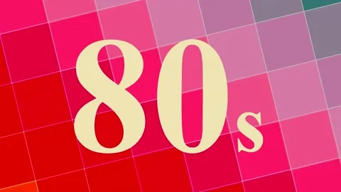 80s efectos video ambiente 4K Background Stock Footage 161474417