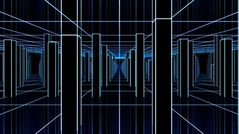 80s Grid Bars Stock Footage 123151554