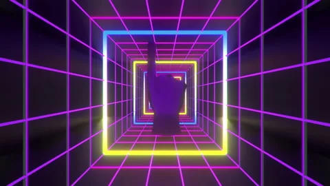 80s Hand Background 02 Stock Footage 219545040