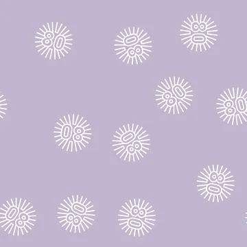 80s nostalgia line seamless pattern sign Stock Illustration