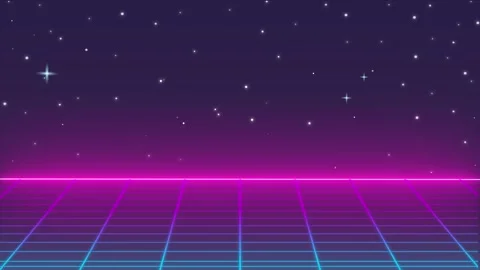 80s retro futuristic sci-fi background, seamless loop. Stock Footage 171511266