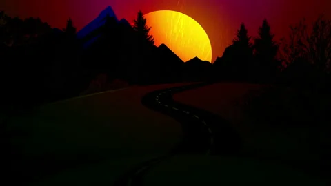 80s retro neon lights loop 3D animation ... | Stock Video | Pond5