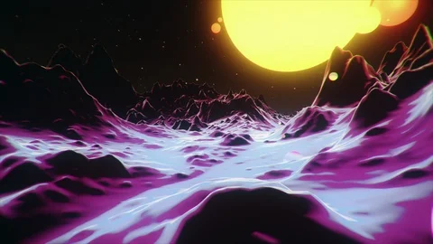 80s Space Abstract Stock Footage 123151581