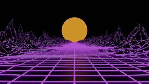 80's style loopable animation with laser colors Stock Footage 120754392