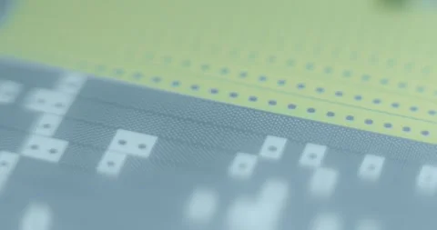 80s Style MS DOS Defragmentation in Progress Stock Footage 313424159
