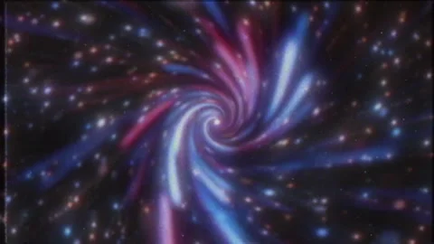 '80s-Style Neon Rays Stock Footage 240397271