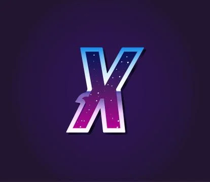 80s Style Retro Sci-Fi Universe Font Vector 스톡 일러스트