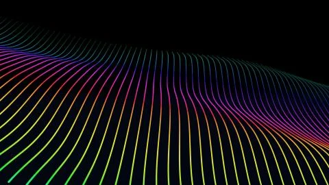 80s Waves Graphics Background Stock Illustration