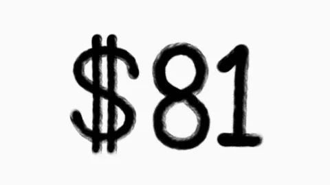 81 Dollar Hand Drawn Animation For Finance Currency Money Business Concept Stock Footage 307345030