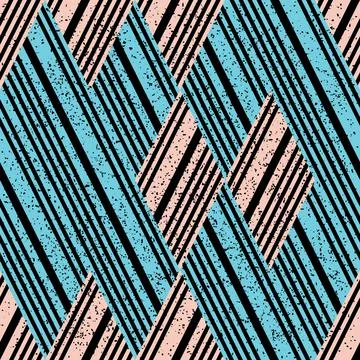 811 Seamless pattern with red bands イラスト素材