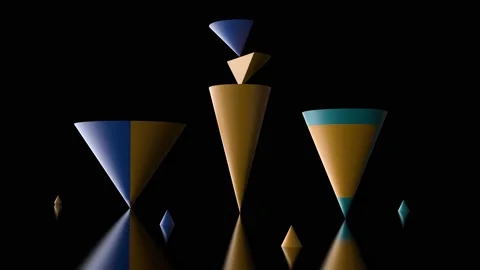 814 - Abstract compotision 04 Stock Footage 168018986
