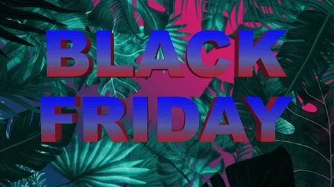 83 Animation Text Night Tropical Effect Black Friday v2 Vidéo 137015706