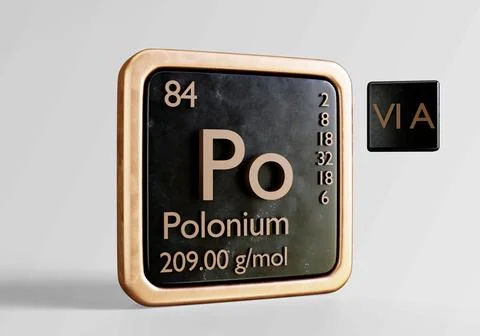 84-Polonium Stock-Illustration