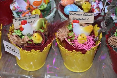 8495-easter decorations Stock Photos