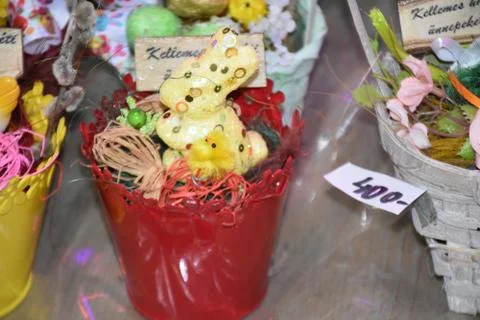 8497-easter decorations Foto stock