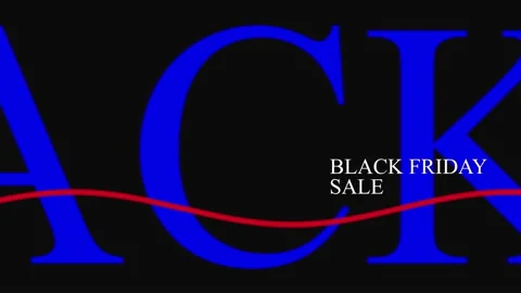 86 Animation Text Motion Graphics Black Friday Vidéo 137015730