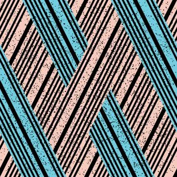 867 Seamless texture with red and green bands Illustrazione stock