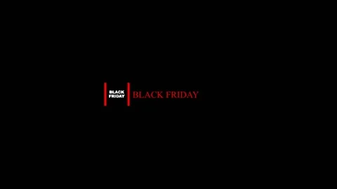 87 Animation Text Motion Graphics Black Friday v11 Stock-Footage 137034005