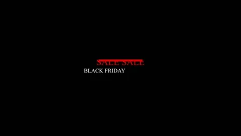 87 Animation Text Motion Graphics Black Friday v12 库存影片 137034015