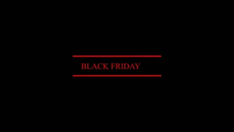 87 Animation Text Motion Graphics Black Friday v13 库存影片 137034026