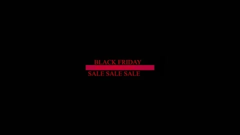 87 Animation Text Motion Graphics Black Friday v17 Video stock 137034069