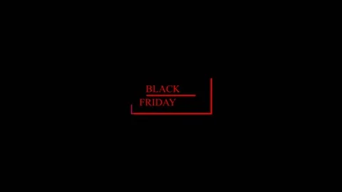 87 Animation Text Motion Graphics Black Friday v9 Video stock 137034364